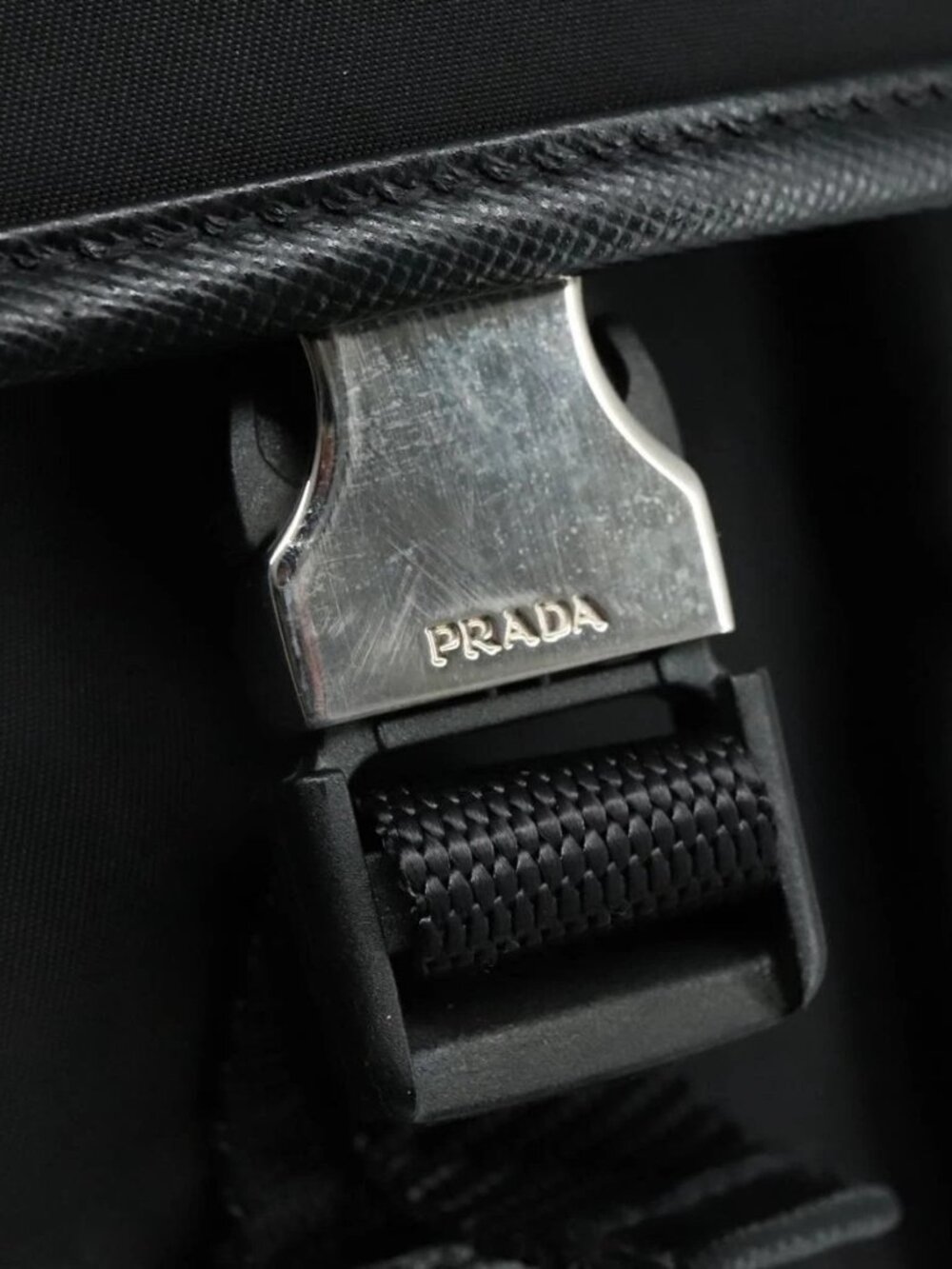 PRADA Shoulder Bag Nylon Black Auth yk16281 - Picture 13 of 16